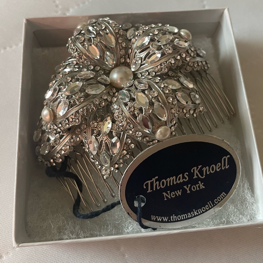 VINTAGE Thomas Knoell New York Hair Comb Bridal